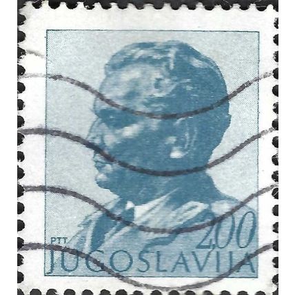 YUGOSLAVIA, President Josip Broz Tito, blue 1974, 2.00din, #2