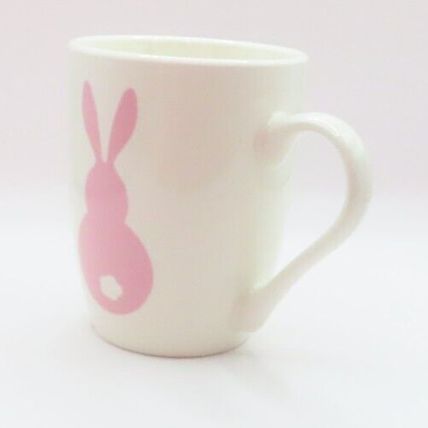 Purple Easter Bunny Mug Ceramic 10.5 CM Tableware Home Decor Kitchen Drinks