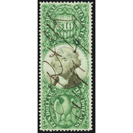 R149, Used VF $10 Revenue Stamp - With PFC * Stuart Katz