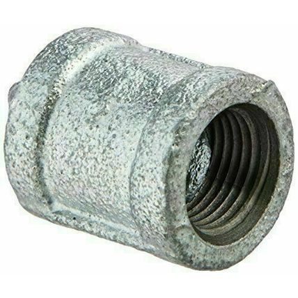 LDR 313 CO-12 Galvanized Malleable Coupling, 1/2-Inch