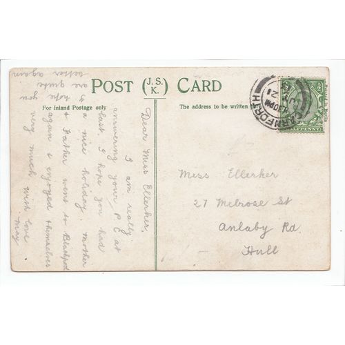 Beetham Church Cumbria 1913 Postcard