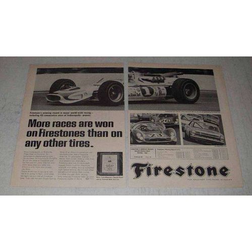 1967 Firestone Tires Ad - More Races Are Won On