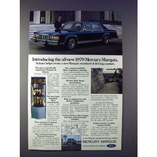 1979 Mercury Marquis Car Ad - Introducing All-New!