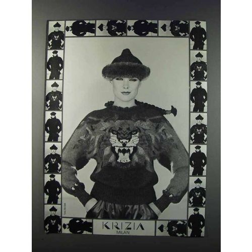 1981 Krizia Fashion Ad