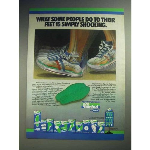 1980 Scholl Pro Comfort Ad - Simply Shocking