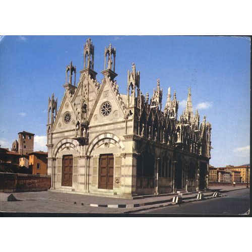 Italy Postcard 1981 - Pisa - Church of St. Mary Of the Thorn
