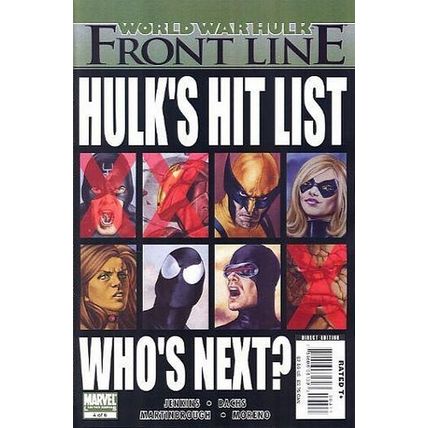 World War Hulk: Frontline (2007 Ltd) # 004 NM MODERN AGE COMICS