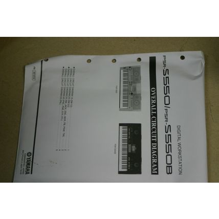 Yamaha PRS-S550/PRS-S550B Digital Workstation Overall Circuit Diagram