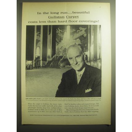1959 Gulistan Carpet Advertisement - In the long run