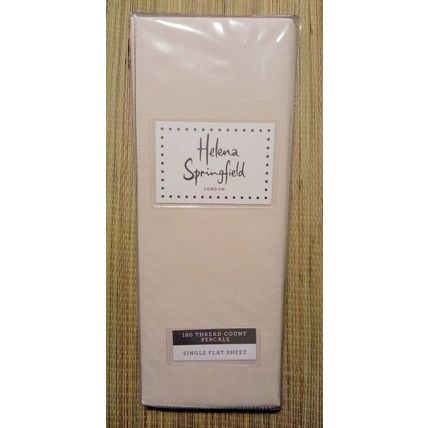 Single Flat Sheet Colour Linen 180 x 260cm Helena Springfield