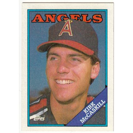 1988 Topps baseball card 16 Kirk McCaskill