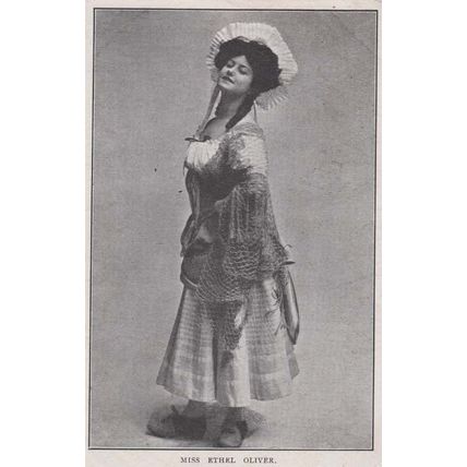 Miss Ethel Oliver Postcard