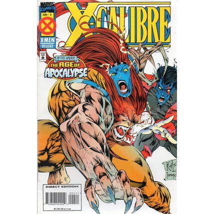 X-CALIBRE #4 - MARVEL COMICS - 1995