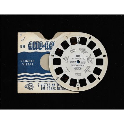 Sawyers View-Master Reel 2725 - Art Treasures II, Vatican State - 3D