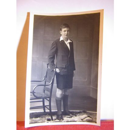 Ben Skilling, July 1928 photograph postcard the Studio, Annan, Dumfreis /