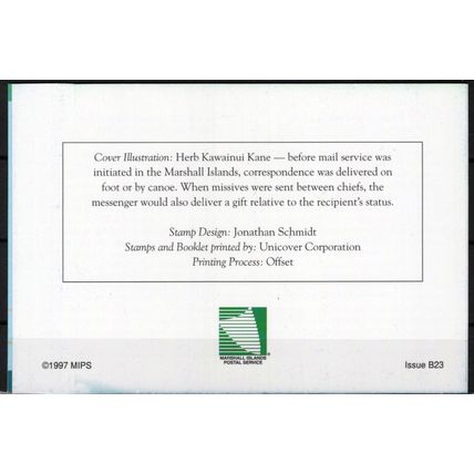 ZAYIX Marshall Islands 637a MNH Complete Booklet Stamps on Stamps 092523SM61M