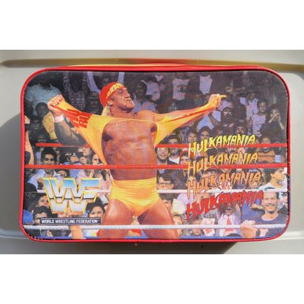 wwf ljn wrestling superstars kids hulkamania hulk hogan wrestling suitcase