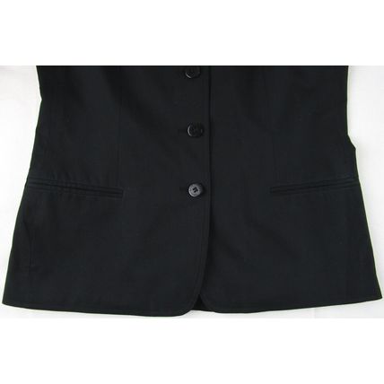NWT Lauren Ralph Lauren Petite Black Lined Blazer with Mandarin Collar, 10P