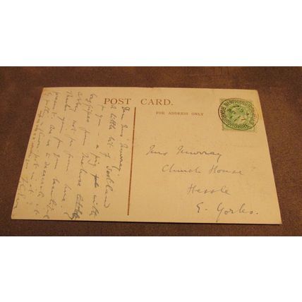 1911 fr Postcard - Gargoyle @ Melrose Abbey - Scottish Borders