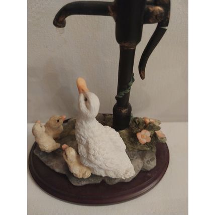 Vintage The Last Drop Grant Palmer Goose & Chicks Scene Country Artist Figurine