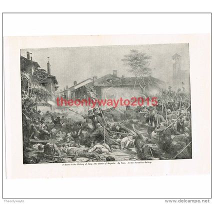 Battle of Magenta, Italy, Yvon, Book Illustration (Print), c1907