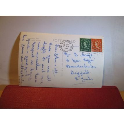 THE POOL, MARTON, MIDDLESBROUGH, YORKSHIRE used postcard RP 1956 pm =
