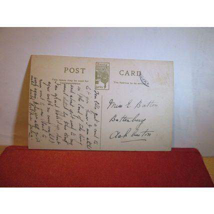 BUSH HILL, PEMBROKE, Pembrokeshire, Wales used antique postcard dainty series =
