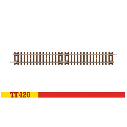 Hornby TT8037 Pack of 10 x Extended Half Straight Track TT:120 Scale - NEW
