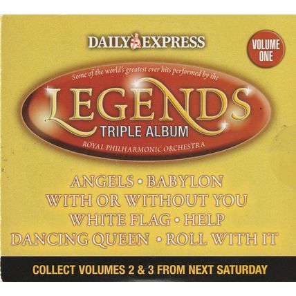 Royal Philharmonic Orchestra : Legends : Triple promo CD from the Express