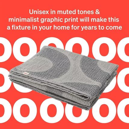 Love Noobs Baby Blanket 100% Organic Cotton Unisex muted tones non-toxic