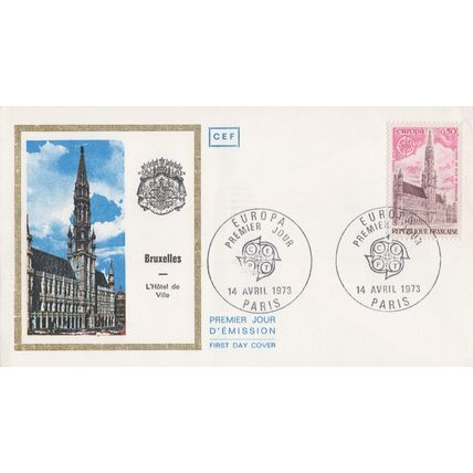 Zayix France First Day Cover FDC 1366 Europa CEPT L'Hotel de Ville 032323SM16