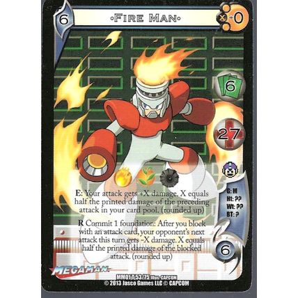 UFS Ultimate Fighting System Trading Card Dark Stalker Fire Man