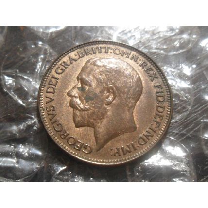 1925 George V farthing.