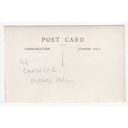 House in Church Crescent Muswell Hill Postcard RP London