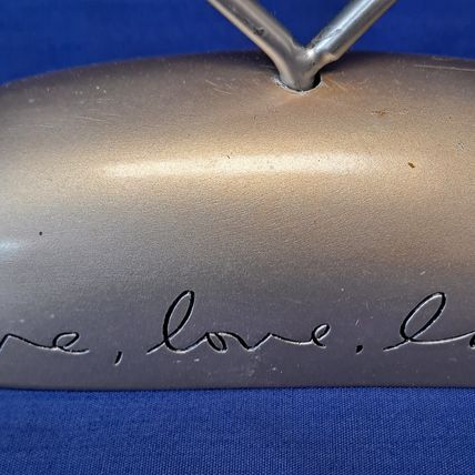 METAL HEART EARRING HOLDER Hanger Jewelry Stand Rack Display Live Love Laugh