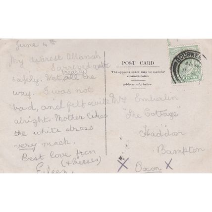EC215 OXFORD - OLD CITY WALL, NEW COLLEGE POSTCARD