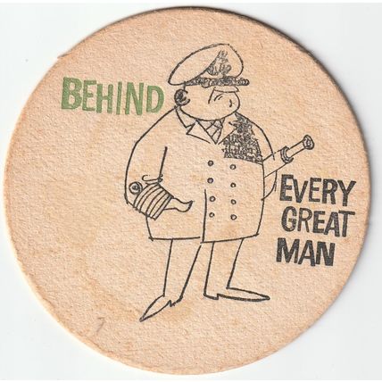 BEER MAT - WORTHINGTON BREWERY - GREEN SHIELD - (Cat 033) - (1960)