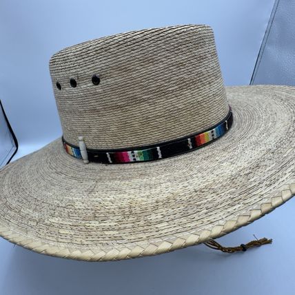 Elegante De Lujo Straw Hat Size 7 3/8 Mexico 59 Unisex Great Cond