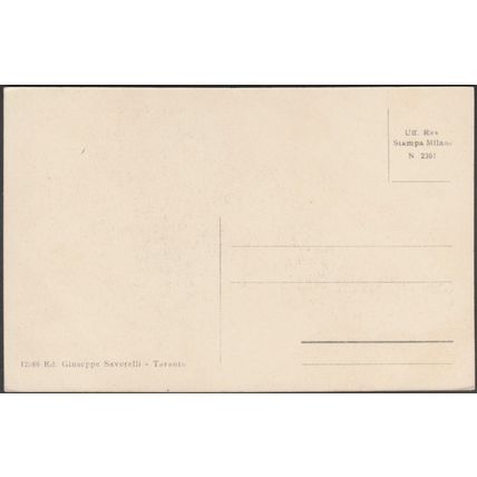 Ingresso Giardini Peripato, Taranto, c.1920 - Savorelli Cartolina