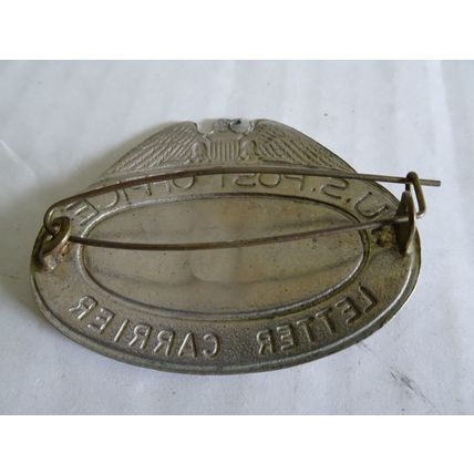 US Post Office #15 Letter Carrier Hat Badge - Pin -Vintage Pin