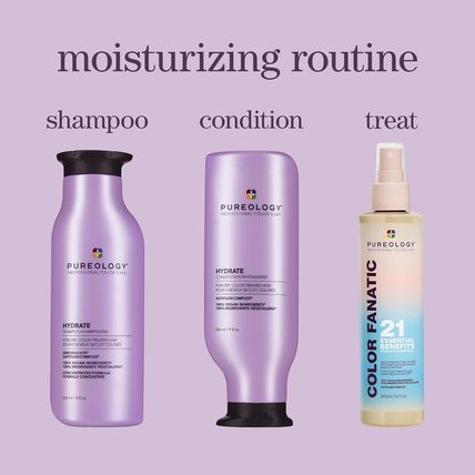 Pureology Hydrate Shampoo for Dry and Color-Treated Hair - Hydrates & Strengthen