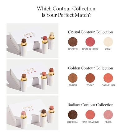Ogee Sculpted Face Stick (CARNELIAN - SHEER LUMINOUS CORAL) Certified Organic Bl