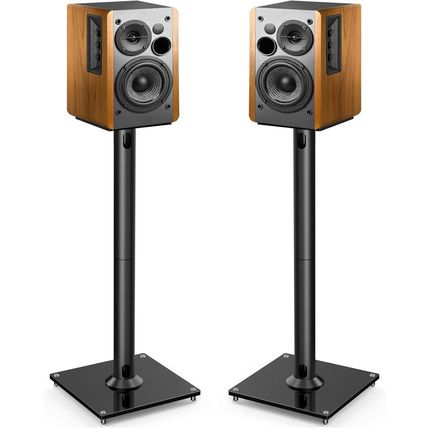 PERLESMITH Universal Floor Speaker Stands 26 Inch for Surround Sound, Klipsch, S