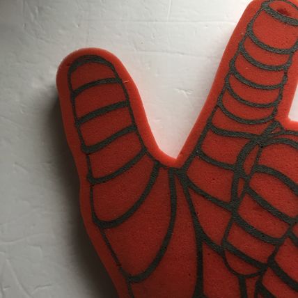 Preowned SDCC Promo Spider-Man 13'' Foam Web Hand