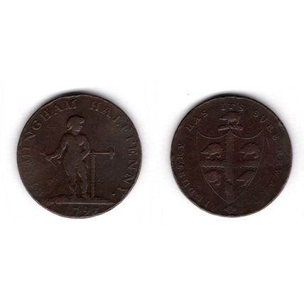 Great Britain. Birmingham Halfpenny 1793. dy17644