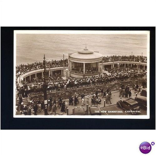 Sussex EASTBOURNE New Bandstand Postcard (38)