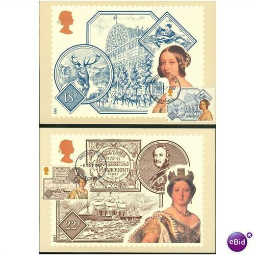 GB PHQ + FDI 1987 150th Anniv Queen Victoria Accession