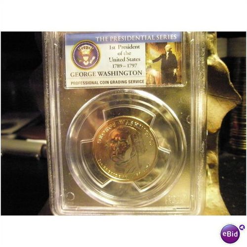 2007 D PCGS Wash. Presidential Dollar FDI PB (FRE SHIP)