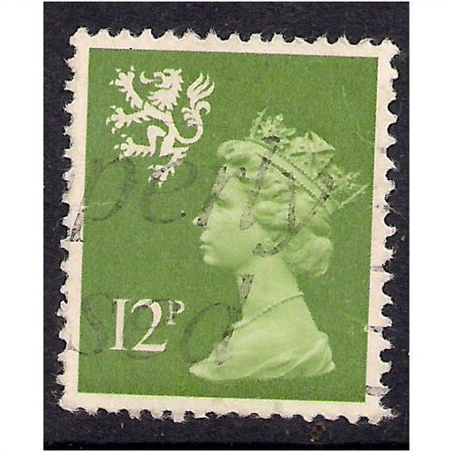 Scotland GB 1980 12p YEL/GRN Machin SGS33 (E38)