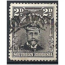 Southern Rhodesia 1924 SG4 2d Black & Purple-Grey Fine Used...